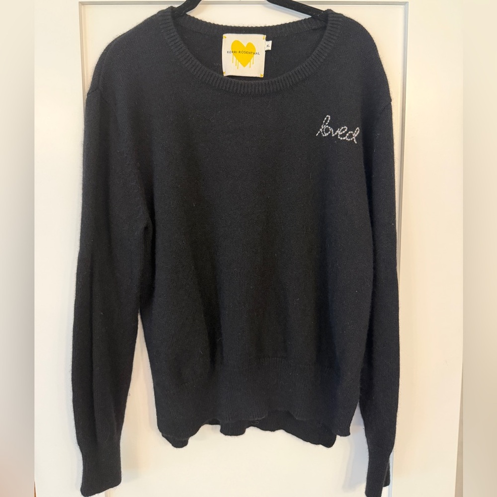 Kerri Rosenthal Cashmere Patchwork Sweater